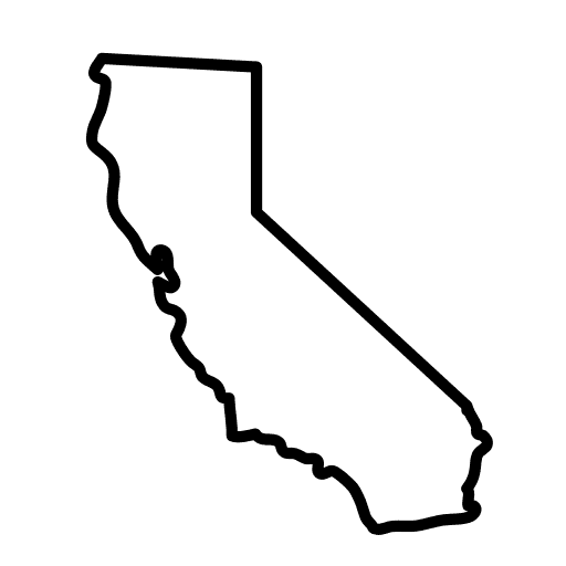 California state outline