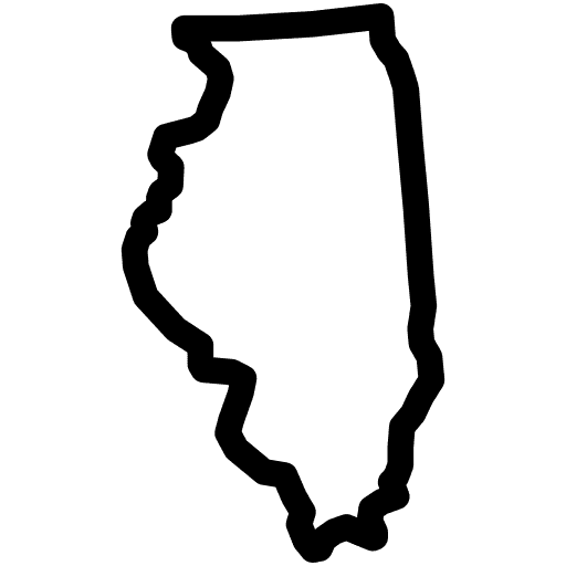 Illinois state outline