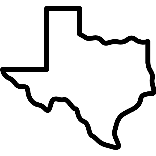 Texas state outline